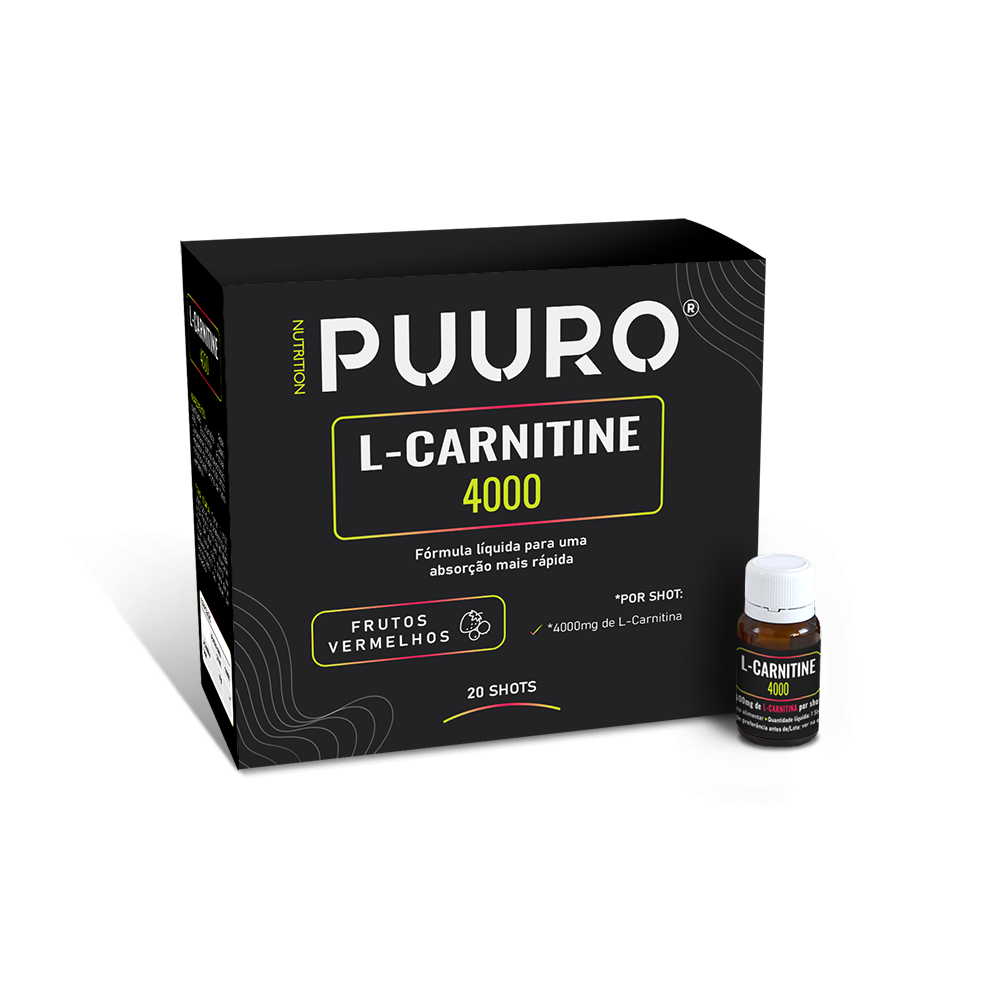L-CARNITINE 4000 20 shots PUURO NUTRITION